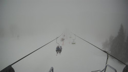 Lanovka - pohled dolů