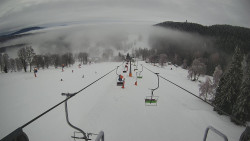 Lanovka - pohled dolů