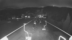 Lanovka - pohled dolů