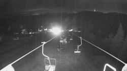 Lanovka - pohled dolů