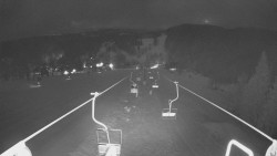 Lanovka - pohled dolů