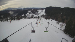 Lanovka - pohled dolů