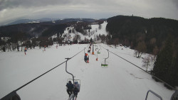 Lanovka - pohled dolů