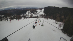 Lanovka - pohled dolů