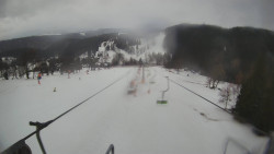 Lanovka - pohled dolů