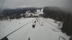 Lanovka - pohled dolů