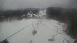 Lanovka - pohled dolů