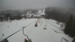 Lanovka - pohled dolů