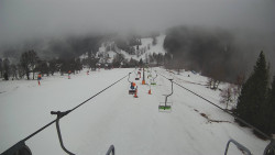 Lanovka - pohled dolů