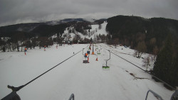 Lanovka - pohled dolů