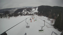 Lanovka - pohled dolů