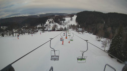Lanovka - pohled dolů
