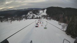 Lanovka - pohled dolů