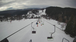 Lanovka - pohled dolů