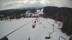 Lanovka - pohled dolů
