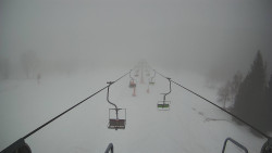 Lanovka - pohled dolů