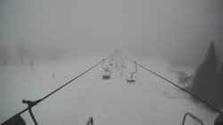 Lanovka - pohled dolů