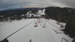 Lanovka - pohled dolů