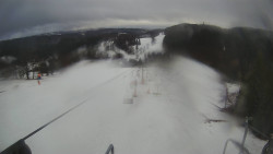 Lanovka - pohled dolů