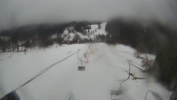 Lanovka - pohled dolů