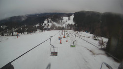 Lanovka - pohled dolů