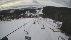 Lanovka - pohled dolů