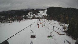 Lanovka - pohled dolů