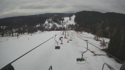 Lanovka - pohled dolů