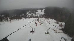 Lanovka - pohled dolů
