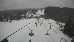 Lanovka - pohled dolů