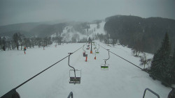 Lanovka - pohled dolů