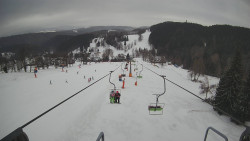 Lanovka - pohled dolů