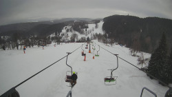 Lanovka - pohled dolů