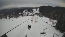 Lanovka - pohled dolů