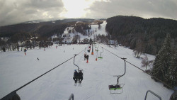 Lanovka - pohled dolů