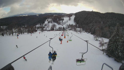 Lanovka - pohled dolů