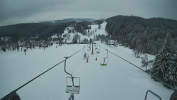 Lanovka - pohled dolů