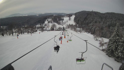 Lanovka - pohled dolů