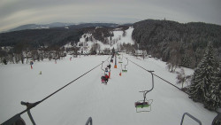 Lanovka - pohled dolů