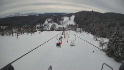 Lanovka - pohled dolů