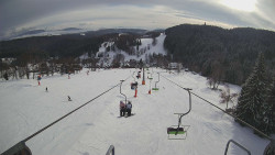 Lanovka - pohled dolů