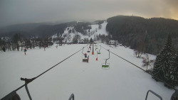Lanovka - pohled dolů