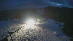 Lanovka - pohled dolů