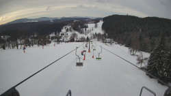 Lanovka - pohled dolů