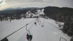 Lanovka - pohled dolů