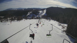 Lanovka - pohled dolů