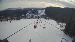 Lanovka - pohled dolů