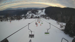 Lanovka - pohled dolů