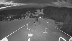 Lanovka - pohled dolů