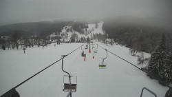Lanovka - pohled dolů